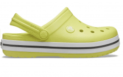 Crocs Toddler Crocband Clog - Citrus/Grey