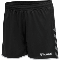 Hummel W Authentic Poly Shorts - Black/White