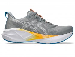 Asics Men's Novablast 5 - Gravel / White