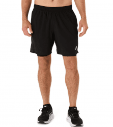 Asics Men's Core 2-N-1 7IN Short - Performance Black