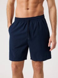 Björn Borg Men's Borg Seersucker Resort Shorts - Night Sky