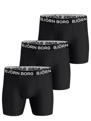 Björn Borg Performance Boxer 3-Pack - Black