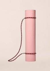 Casall Braided Yoga Carry Strap - Rasberry / Beige