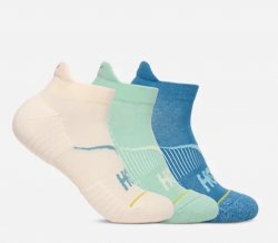 Hoka No Show Run Sock 3-pack - Birch / Jadeite / Foggy Night