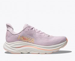Hoka Women Clifton 10 - Lilac Cream / Tangerine Glow