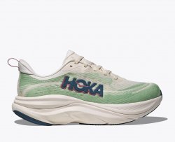 Hoka Women Skyflow - Alabaster / Vintage Green