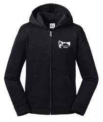 Väringaskolan Hood Zip Jr - Svart