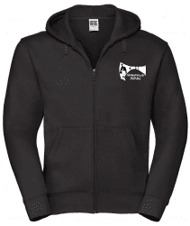 Väringaskolan Hood Zip - Svart