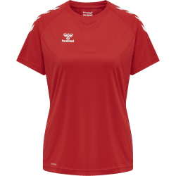 Hummel Women's Core XK Poly T-Shirt - True Red