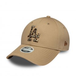 New Era Women's 9Forty LA Dodgers MLB Animal Infill Cap - Light Beige