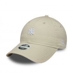New Era Women's 9Twenty New York Yankees MLB Washed Mini Cap - Light Beige