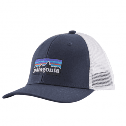 Patagonia Kids Trucker Hat P-6 Logo - Navy Blue