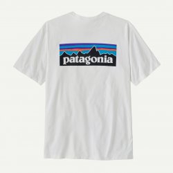 Patagonia Men's P-6 Logo Responsibili-Tee - Fiber White