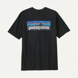 Patagonia Men's P-6 Logo Responsibili-Tee - Black