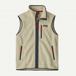 Patagonia Men's Retro Pile Vest - Pelican / Smolder Blue