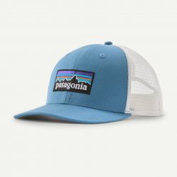Patagonia P-6 Logo Trucker Hat - Shore Blue