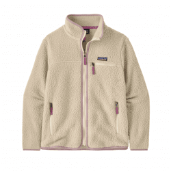 Patagonia Women's Retro Pile Fleece Jacket - Dark Natural / Pink
