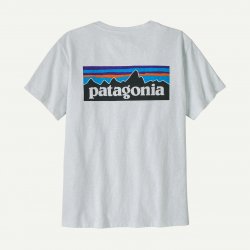 Patagonia Women's P-6 Logo Responsibili-Tee - Fiber White