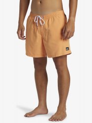 Quicksilver Men's Everyday Solid Volley 15 Swim Shorts - Tangerine