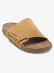 Quiksilver Men's Rivi Suede Sandals - Tan
