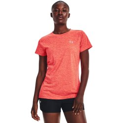 Under Armour Women's UA Tech Twist T-Shirt - Beta/Pomegranate