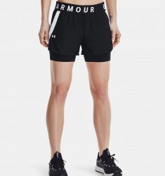 Under Armour Women's Play Up 2-in-1 Shorts - Black