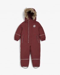 Viking Play Winter Playsuit Thermal - Wine