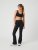 Björn Borg Women's Borg Flare Tights Short - Black Beauty