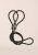 Casall Braided Yoga Carry Strap - Black/Beige