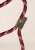 Casall Braided Yoga Carry Strap - Rasberry / Beige