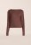 Casall Delight Drapey Long Sleeve - Dark Brown