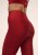 Casall Graphic High Waist Tights - Maroon Red