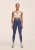 Casall Graphic High Waist Tights - Blue Shadow