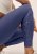 Casall Graphic High Waist Tights - Blue Shadow