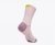 Hoka Bondi Quarter Run Sock - Lilac Cream