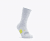 Hoka U Crew Run Sock 3-Pack - White / Black / Grey
