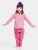 Didriksons Monte Kids Fullzip - Light Heather Pink