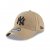 New Era 9Twenty New York Yankees MLB Core Classic Adjustable Cap - Beige / Navy