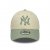 New Era Kids 9Forty New York Yankees Youth MLB Cap - Cream / Pastel Green
