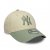 New Era Kids 9Forty New York Yankees Youth MLB Cap - Cream / Pastel Green