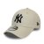 New Era 940 League Essential New York Yankees Cap - Cream Stone/Black