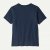 Patagonia Kids P-6 Logo T-Shirt - New Navy
