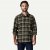 Patagonia Men's Long-Sleeved Lightweight Fjord Flannel Shirt - Cozy Cabin: Treeline Green