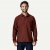 Patagonia Men's Long-Sleeved Lightweight Fjord Flannel Shirt - Mirror Weave: Rusty Red