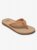 Quicksilver Men's Carver Suede Sandals - Sand / Dk Chocolate