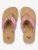 Roxy Junior RG Porto Raffia Flip-Flops - Pink / Raspberry