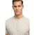 Superdry Men's Classic Cotton Lin Short Sleeve Grandad - Natural Ecru