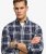 Superdry Men's Long Sleeve Cotton Lumberjack Shirt - Hampton Check Blue