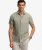 Superdry Men's Riviera Short Sleeve Linen Shirt - Bay Green