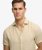 Superdry Men's Riviera Short Sleeve Linen Shirt - Tan Chambray